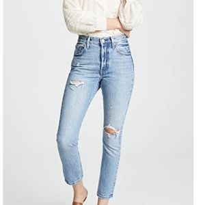 Levi's Women's Premium 501 Skinny Jeans - "Can't Touch This" wash